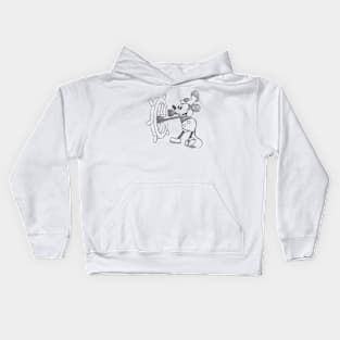 STEAMBOAT WILLIE - sketchy Kids Hoodie